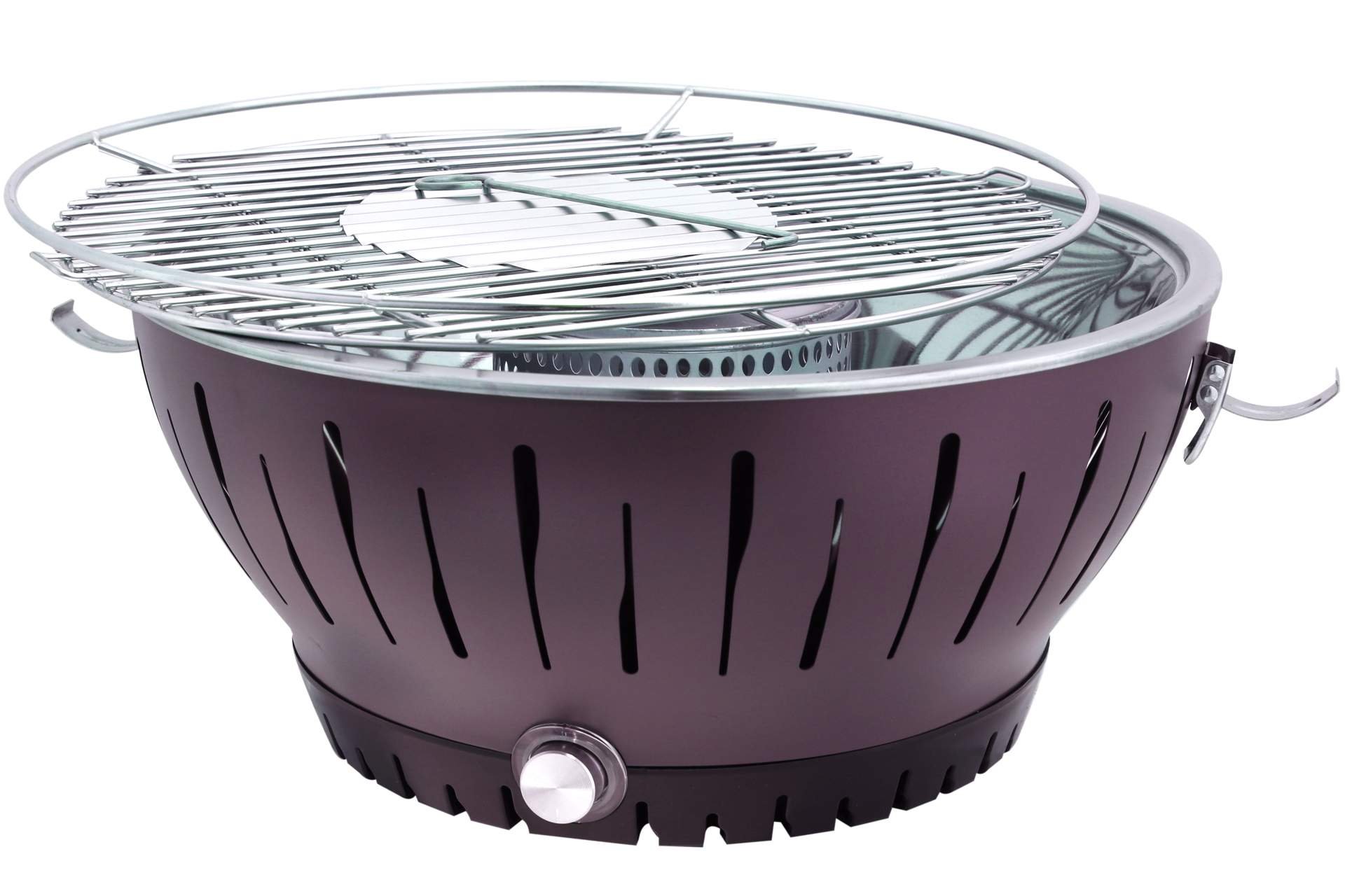 lemodo-kynast-tischgrill-35-cm-holzkohlegrill-raucharm-rot image 3
