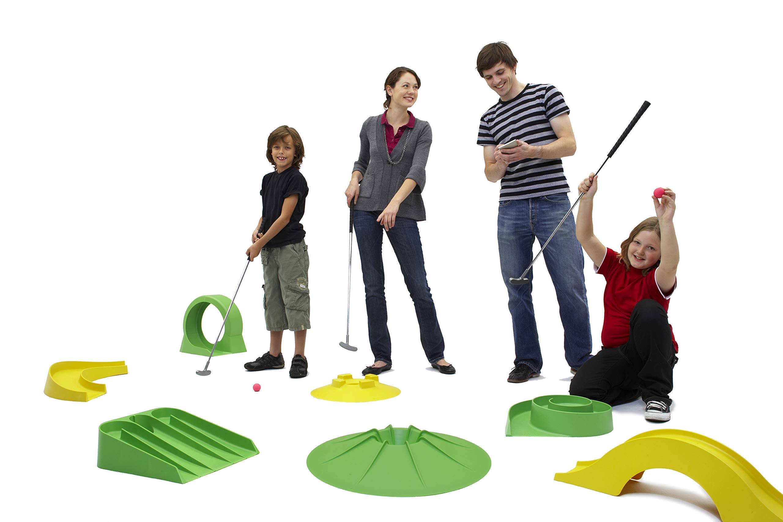 lemodo-minigolf-spielset-komplettset-13-hindernisse-mit-2-b-llen image 3