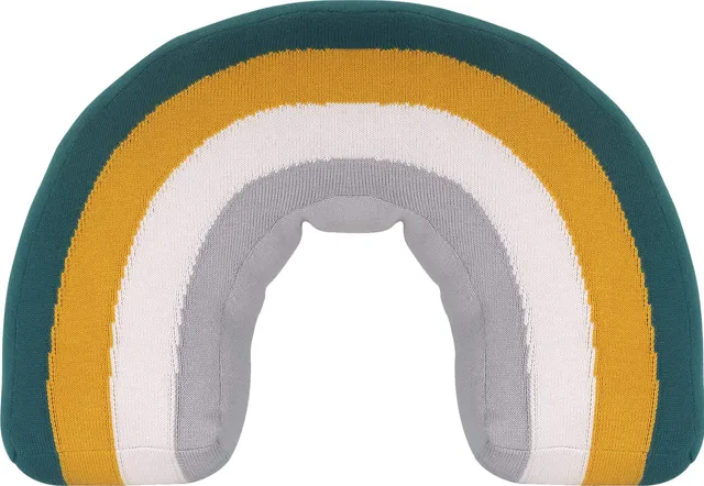 kindsgut-regenbogenkissen-oskar-40x30-cm-baumwolle-gr-n image 1