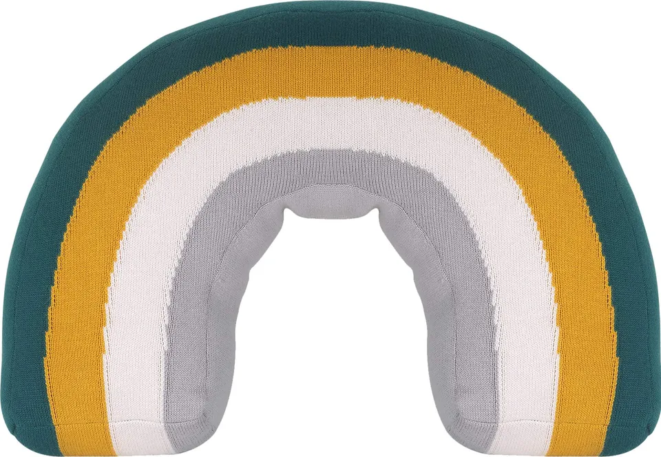 kindsgut-regenbogenkissen-oskar-40x30-cm-baumwolle-gr-n image 1