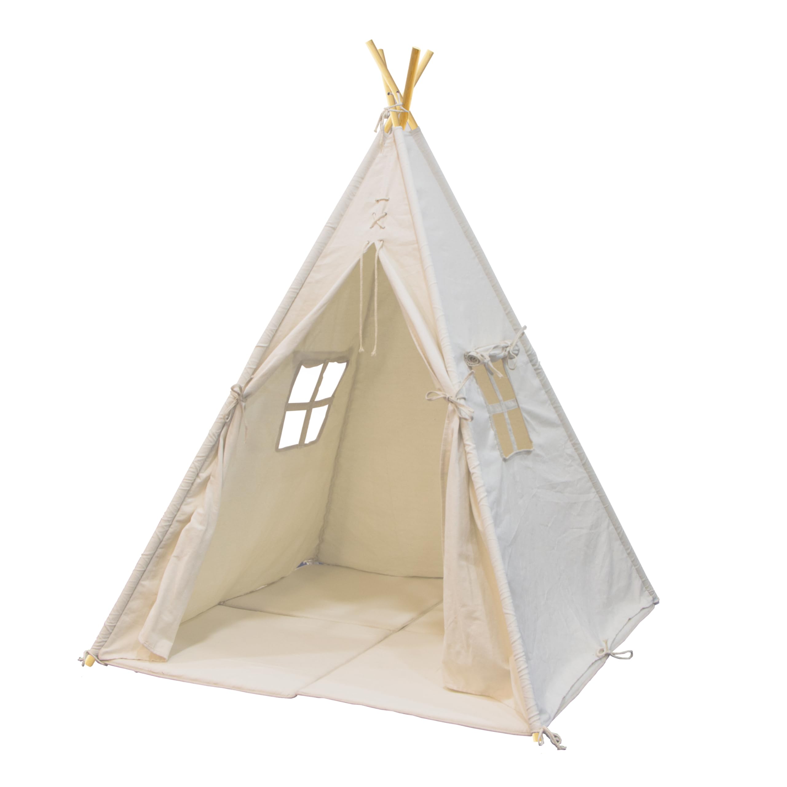 sunny-alba-tipizelt-baumwolle-creme-120x120x160cm-f-r-kinder image 1