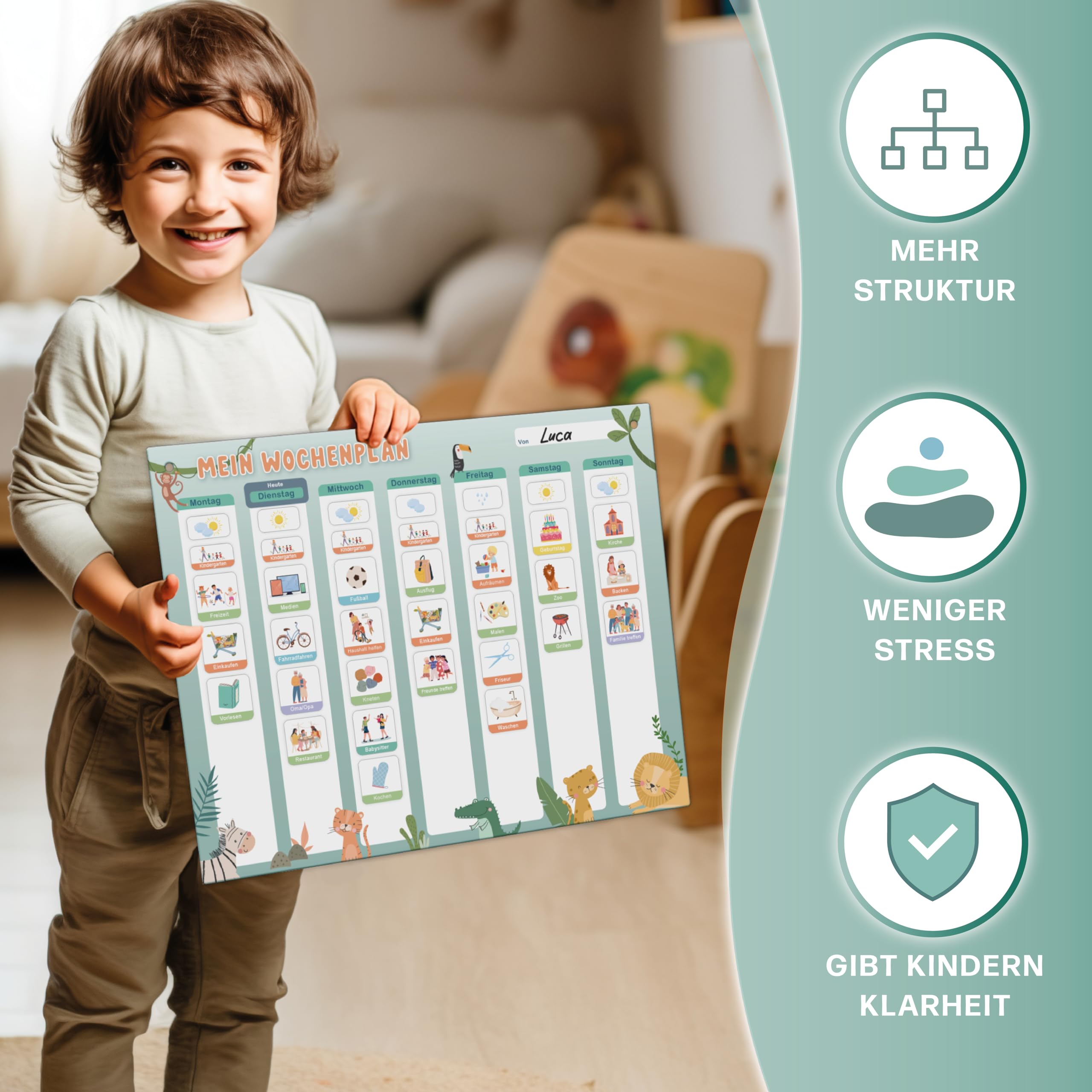 mini-mindz-wochenplaner-kinder-montessori-magnettafel-200-magnete image 5