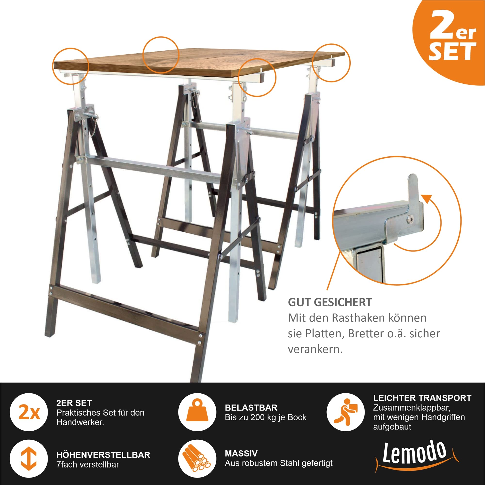 lemodo-arbeitsbock-2er-set-stahl-h-henverstellbar-80-130-cm-200-kg image 6