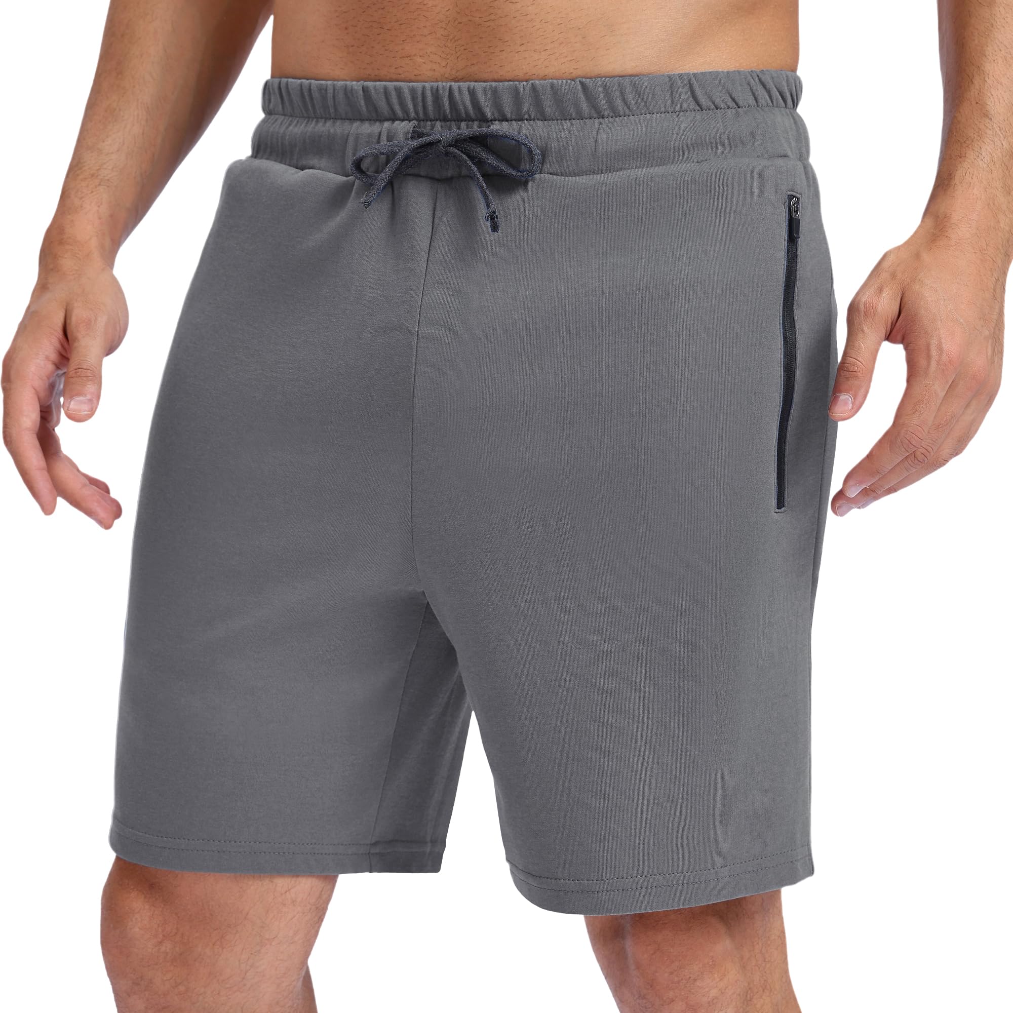 big-elephant-herren-baumwoll-shorts-mit-kordelzug-trainings-shorts-freizeit image 7