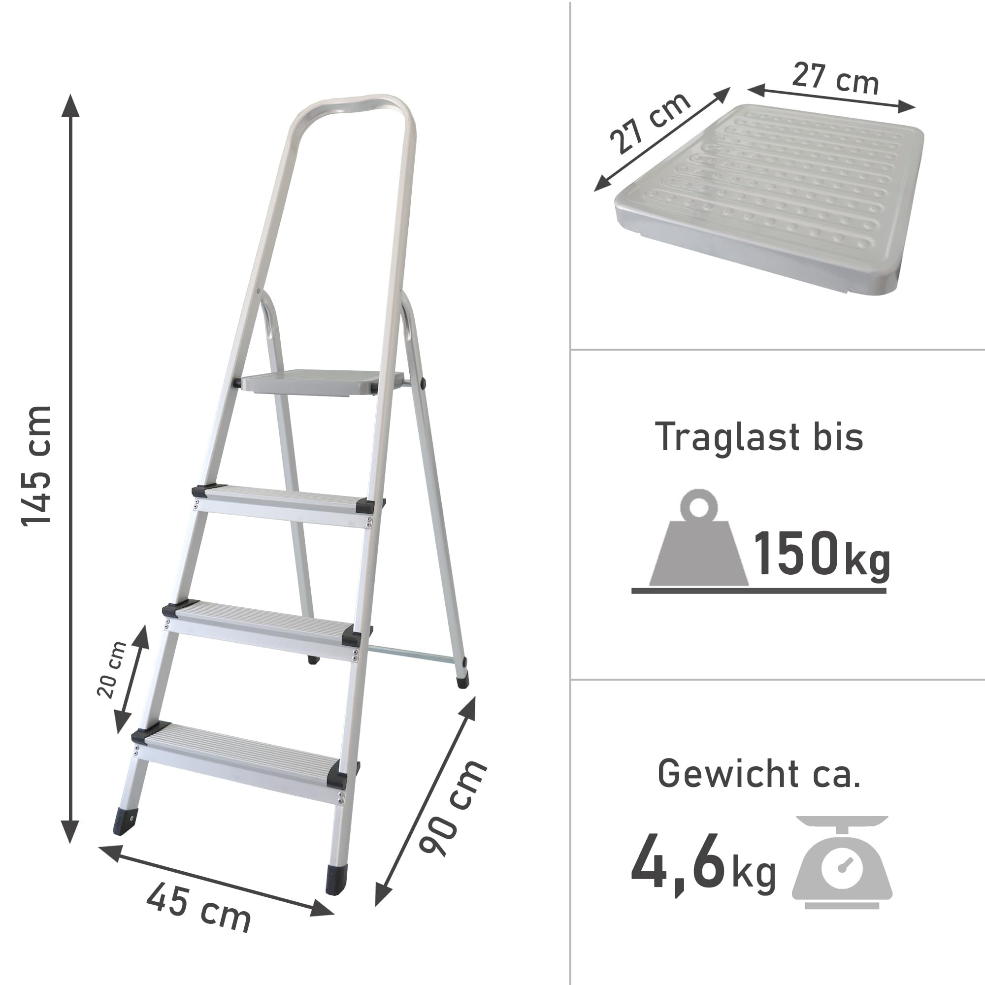lemodo-trittleiter-4-stufen-klappbar-aluminium-150-kg image 3