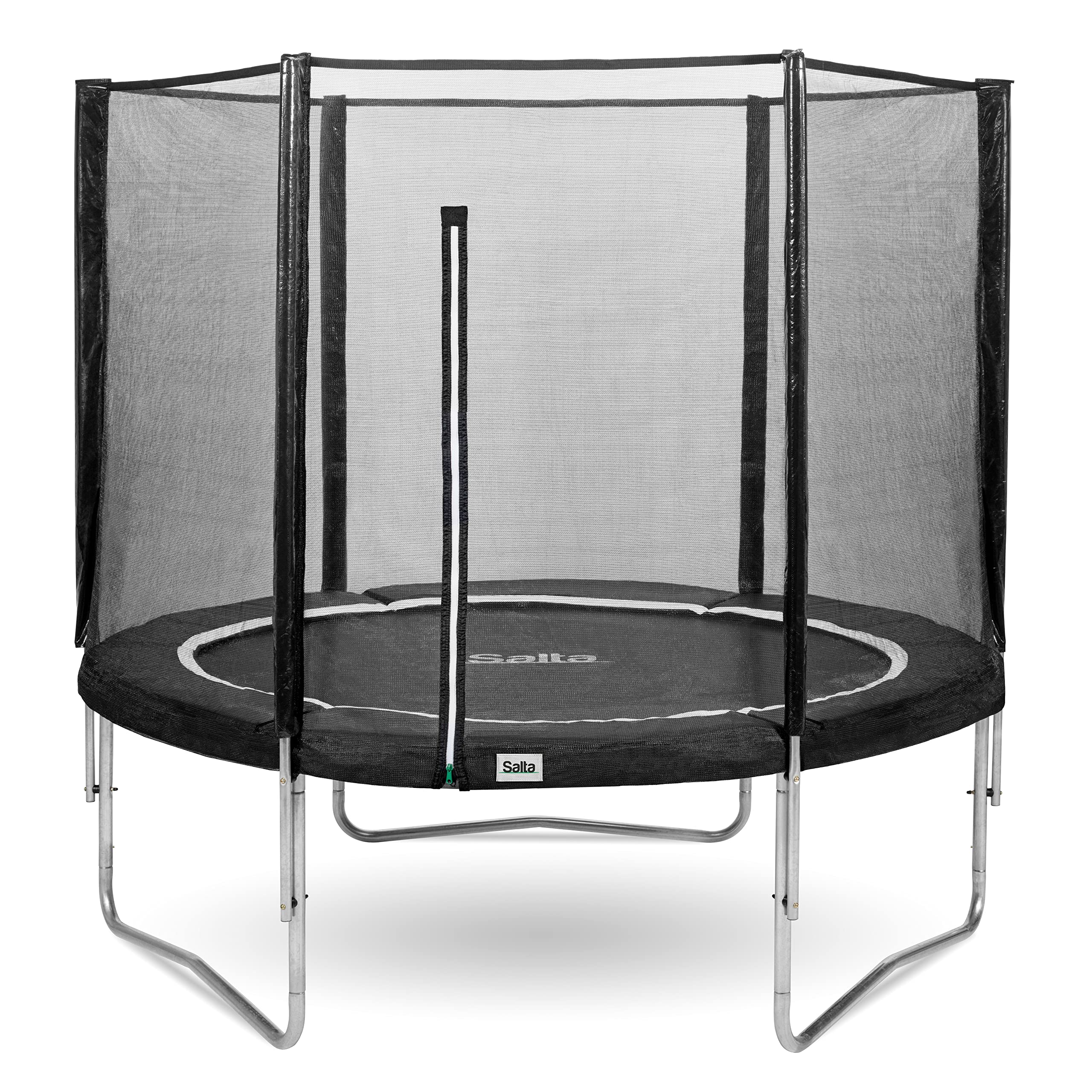salta-combo-trampolin-rund-213-cm-schwarz-mit-netz image 1