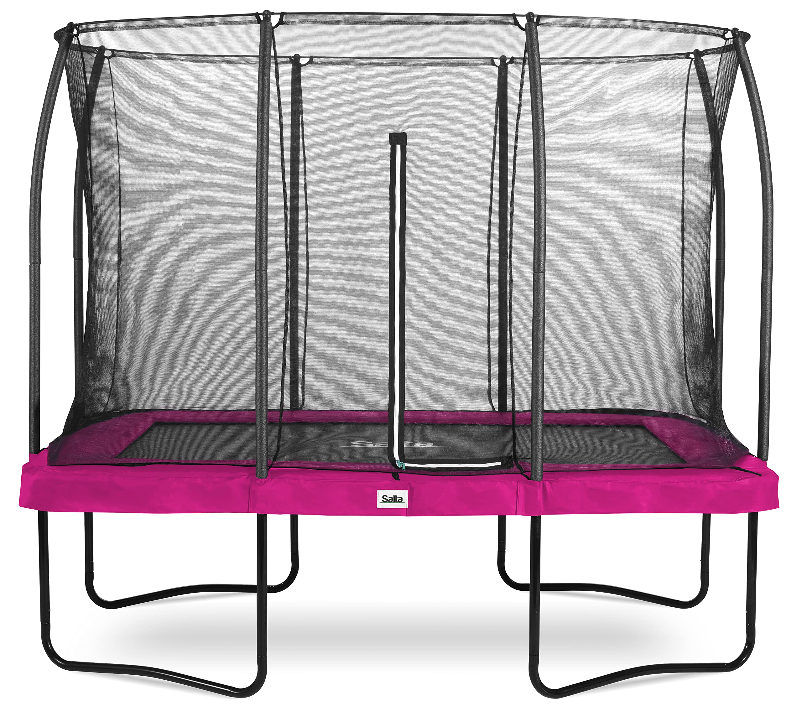 lemodo-salta-comfort-edition-trampolin-mit-sicherheitsnetz-214x153-cm-schwarz image 1