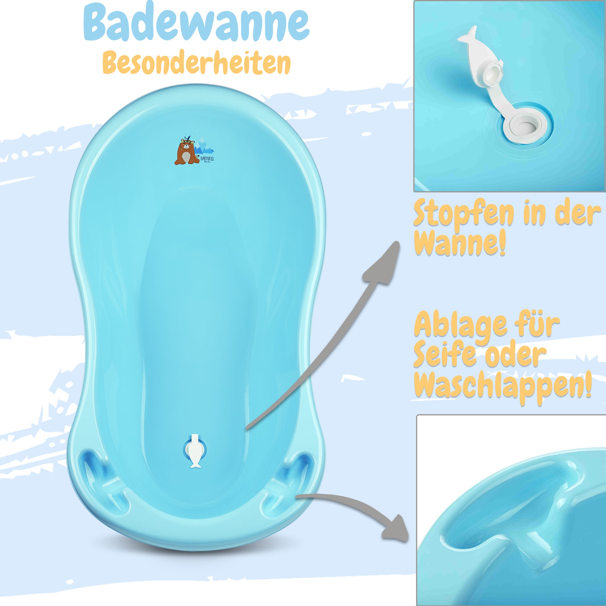 babykajo-babybadewanne-mit-gestell-4-teiliges-badeset-86-cm image 4