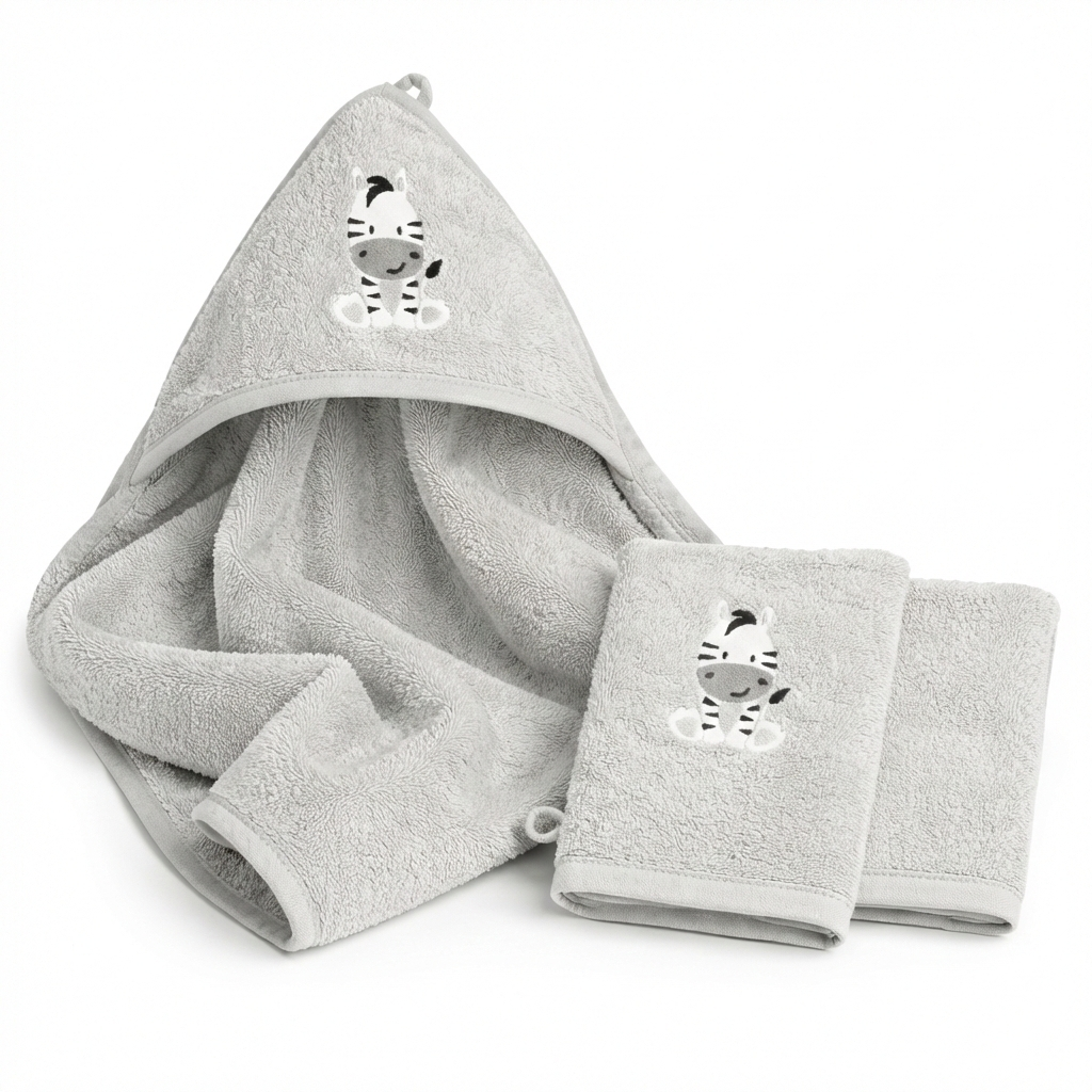 babykajo-baby-kapuzenhandtuch-3er-set-80x80cm-2-waschlappen image 1