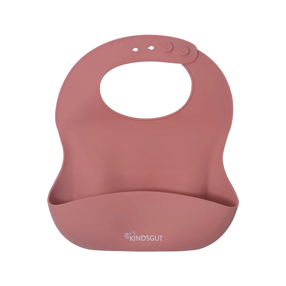 kindsgut-silikonl-tzchen-mit-auffangschale-altrosa-bpa-frei image 1