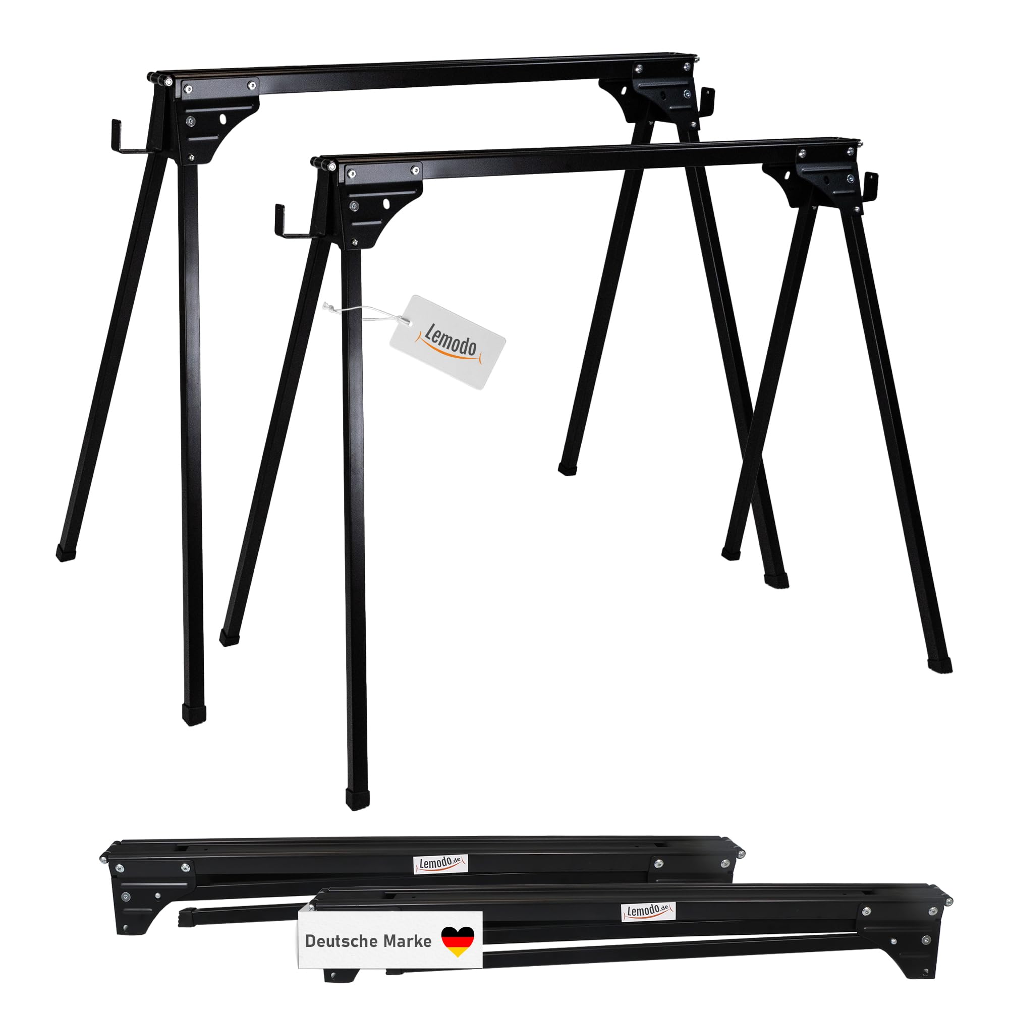 lemodo-arbeitsbock-h-henverstellbar-2er-set-stahl-150-kg-mit-anti-rutsch-auflage image 8