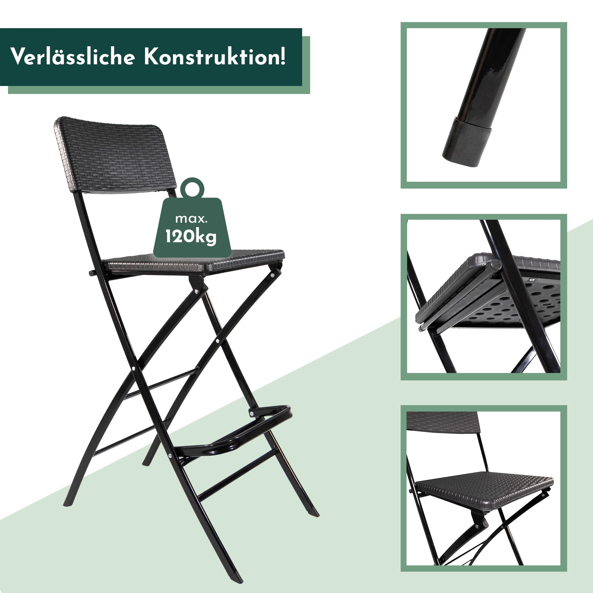 lemodo-barhocker-2er-set-klappbar-mit-lehne-und-rattanoptik image 5