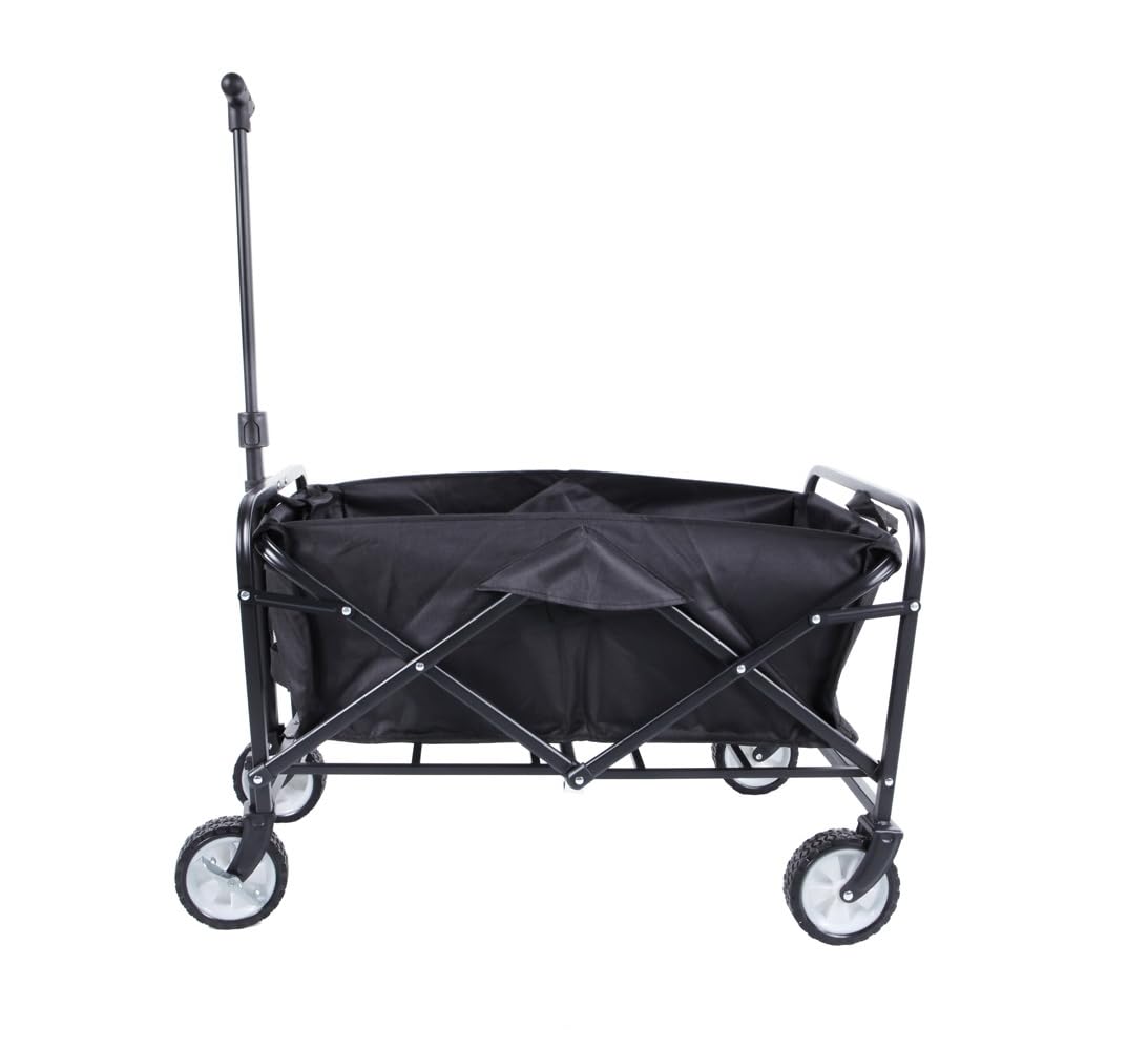 lemodo-faltbarer-bollerwagen-schwarz-transportwagen-bis-80-kg image 2