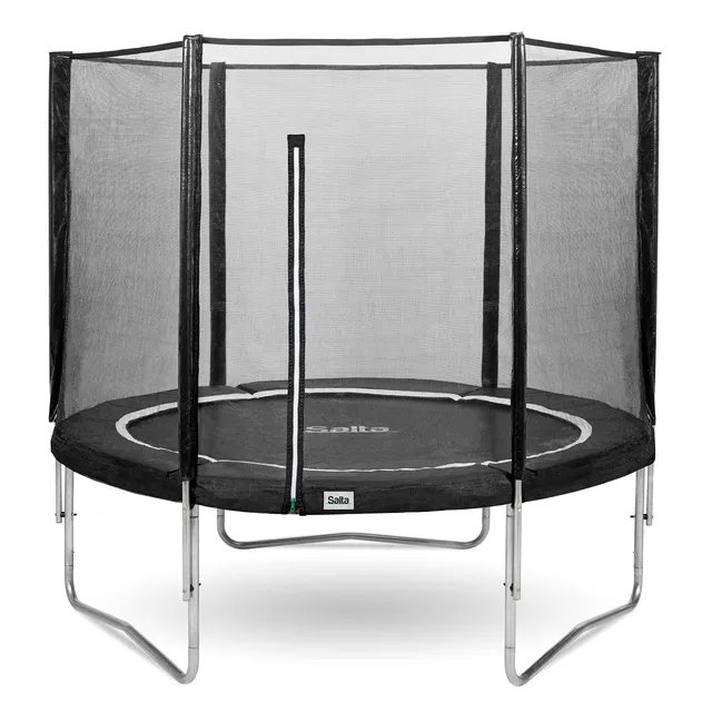 salta-combo-trampolin-rund-213-cm-schwarz-mit-netz image 1