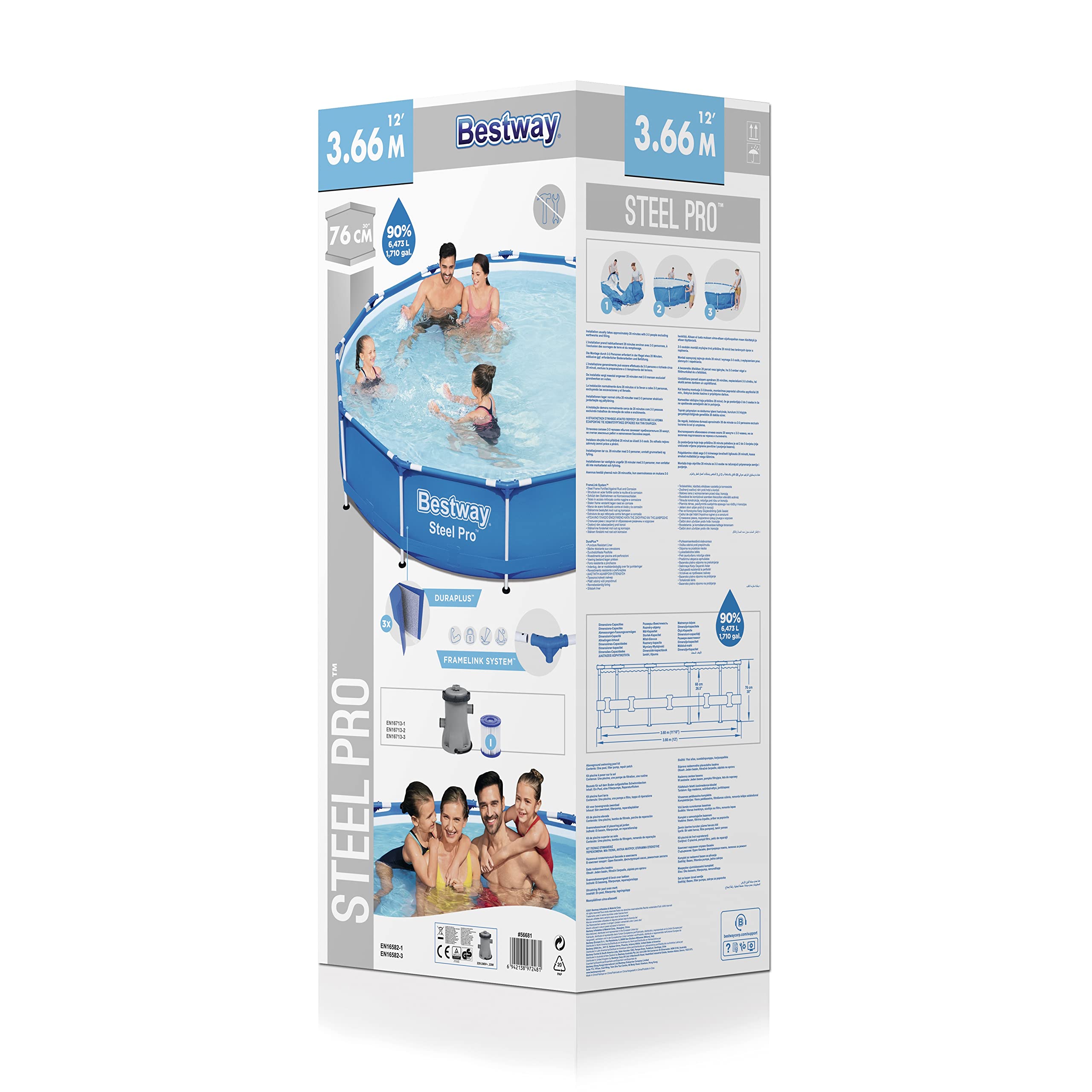 bestway-steel-pro-frame-pool-rund-366x76-cm-set-mit-filterpumpe image 3