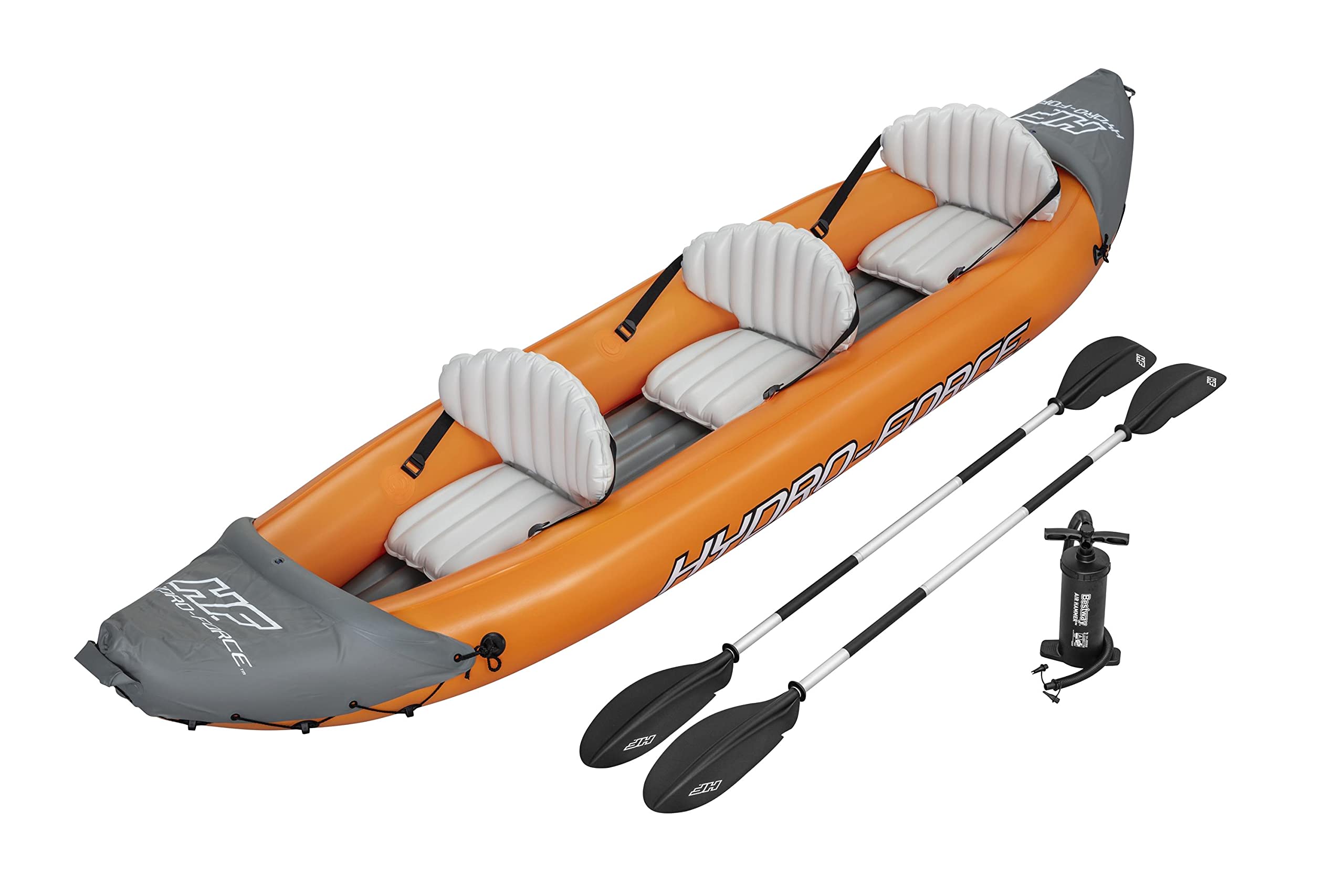 lemodo-hydro-force-lite-rapid-kajak-3-personen-aufblasbar-mit-sitzen-paddel-pump image 1