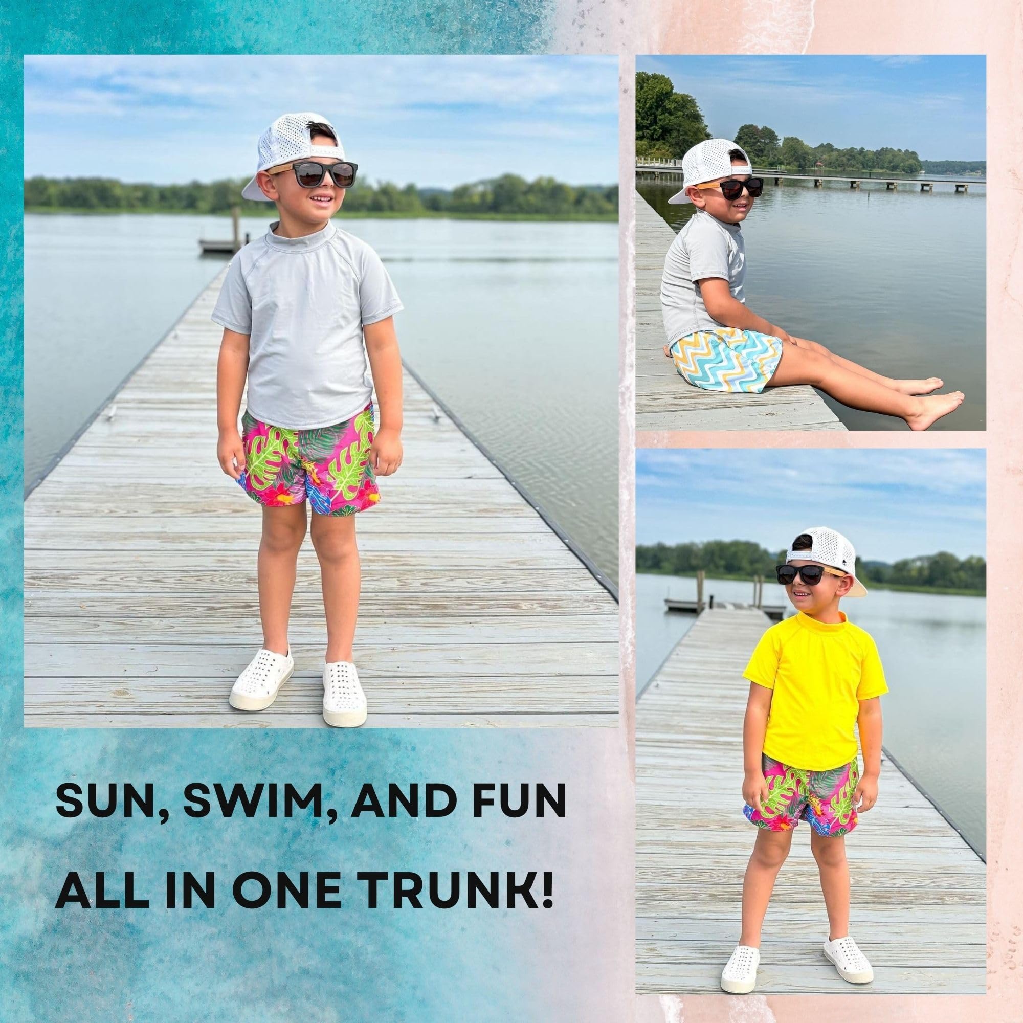 big-elephant-jungen-badeshorts-2er-pack-mit-kompressionsfutter-upf-50 image 4