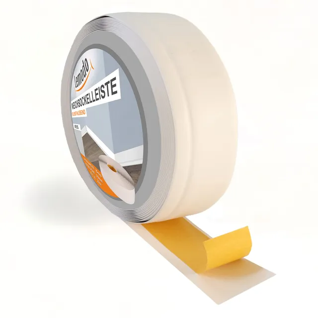 lemodo-sockelleiste-selbstklebend-50x15-mm-5-m-wei-pvc image 1