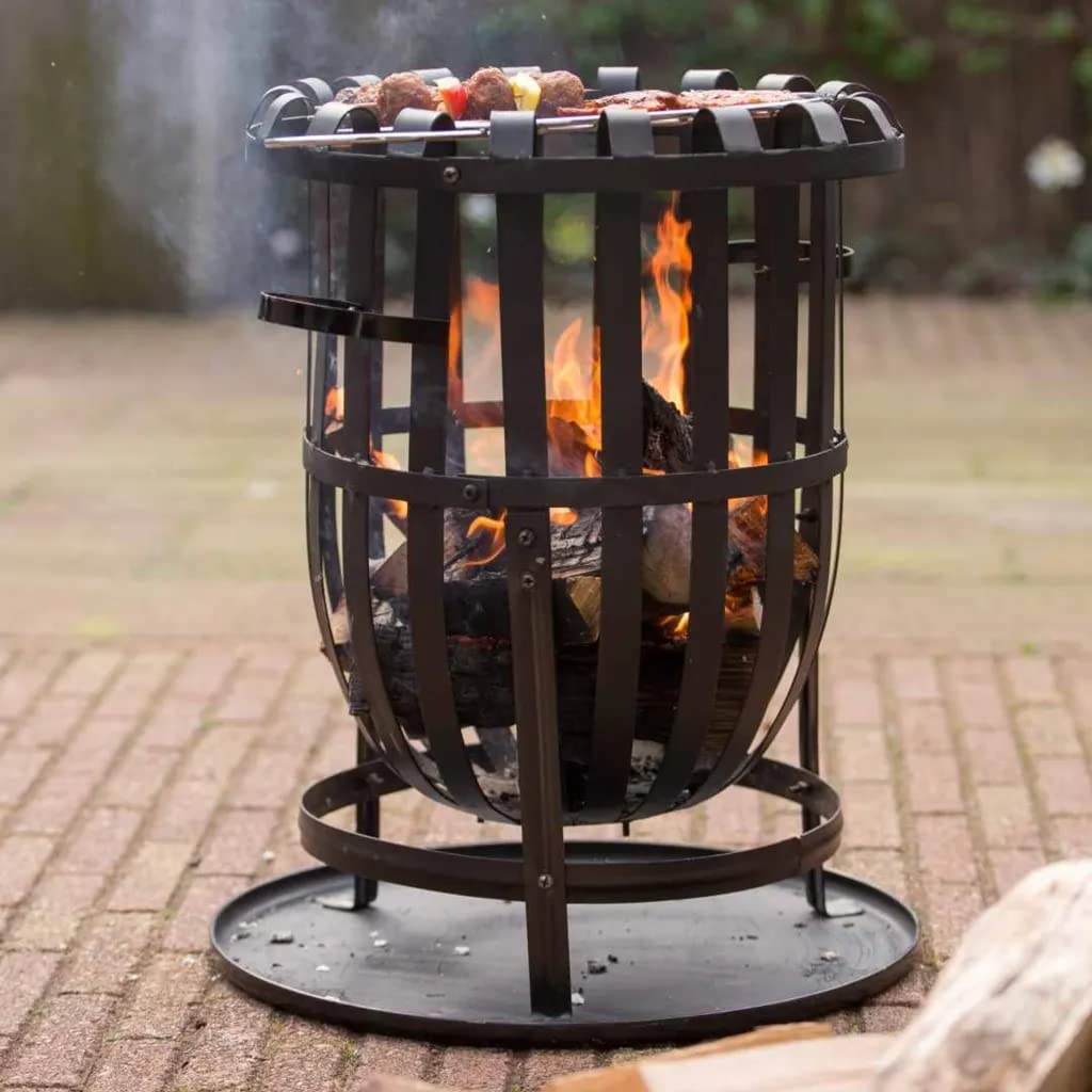 lemodo-redfire-vancouver-feuerkorb-gusseisen-40-x-40-x-56-cm-schwarz image 7
