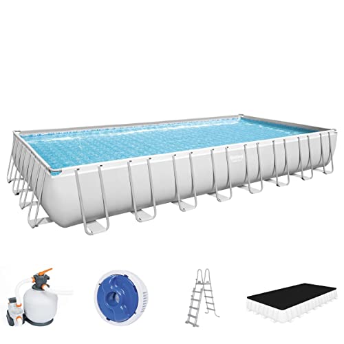 bestway-power-steel-frame-pool-eckig-956x488x132-cm-komplett-set-mit-sandfilter image 8