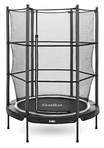 salta-junior-mini-trampolin-f-r-kinder-140cm-schwarz-mit-sicherheitsnetz image 7