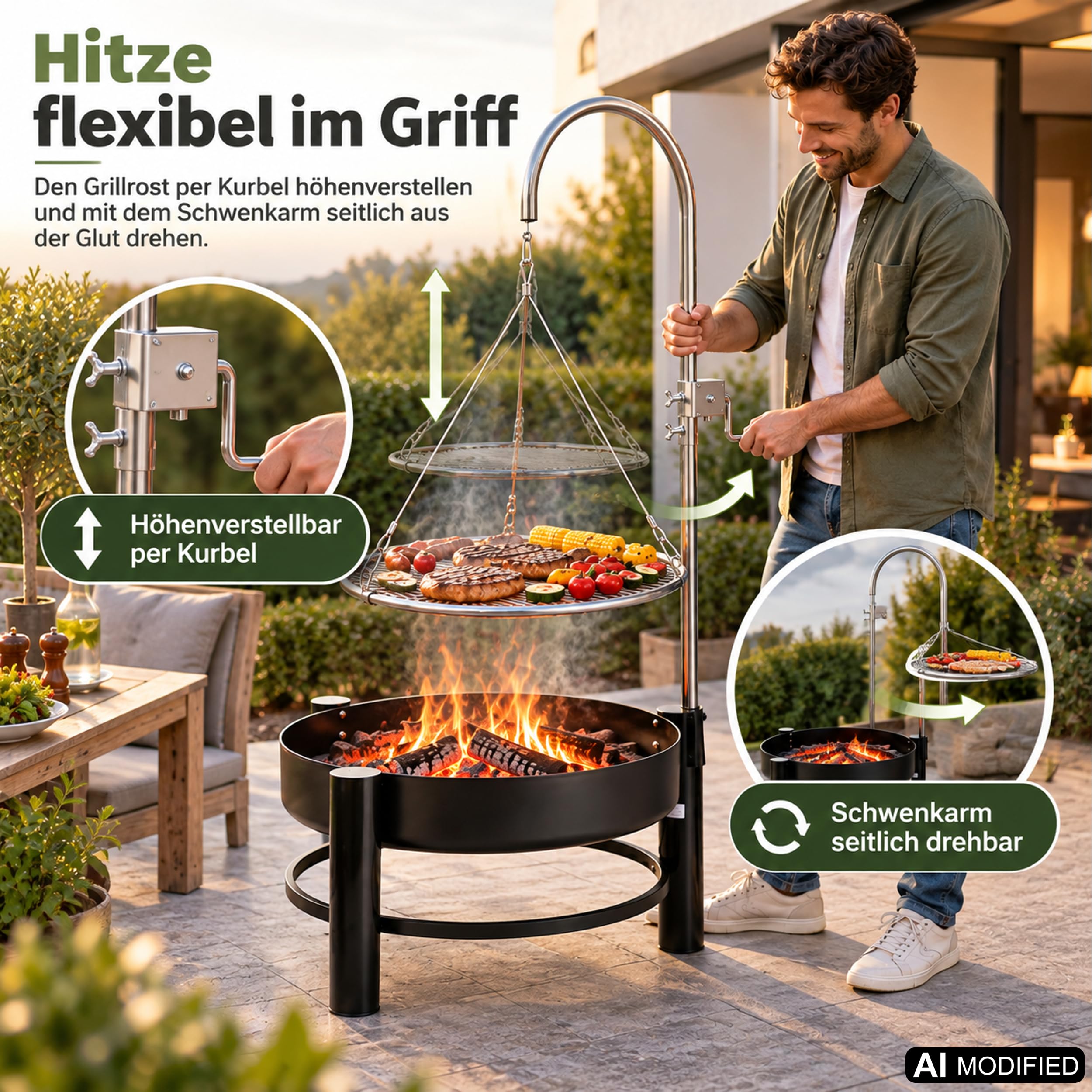 lemodo-schwenkgrill-holzkohlegrill-55-cm-h-henverstellbar image 2
