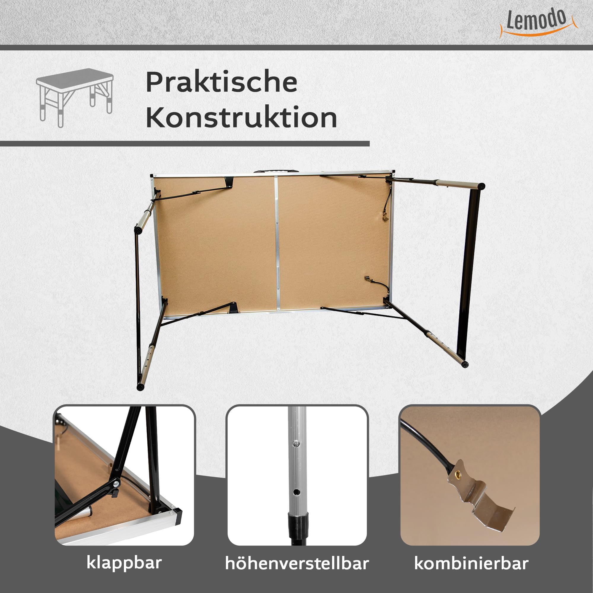 lemodo-tapeziertisch-3-teilig-klappbar-h-henverstellbarer-aluminium-multifunktio image 5