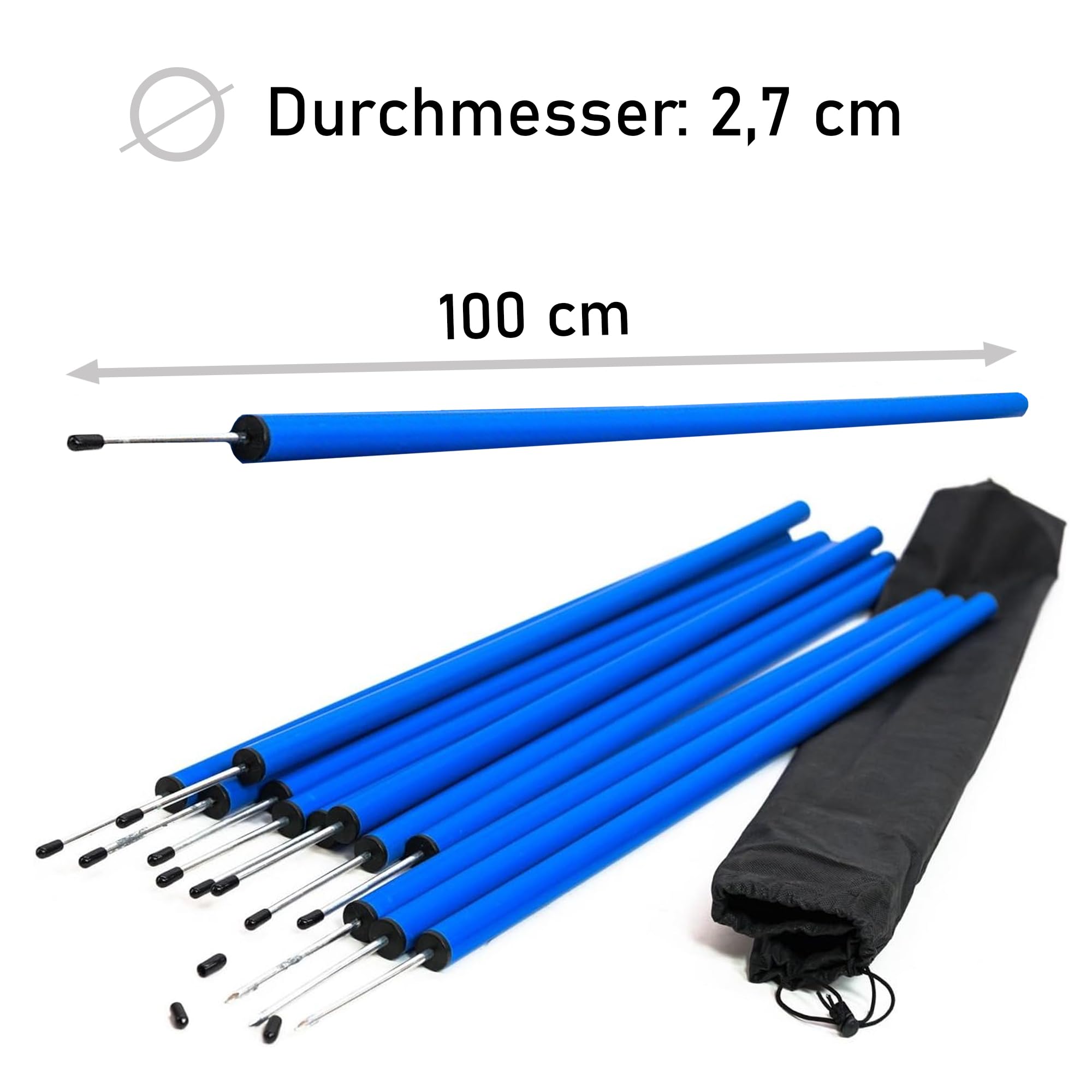 lemodo-hunde-agility-set-12-slalom-stangen-100-cm-mit-tasche image 4