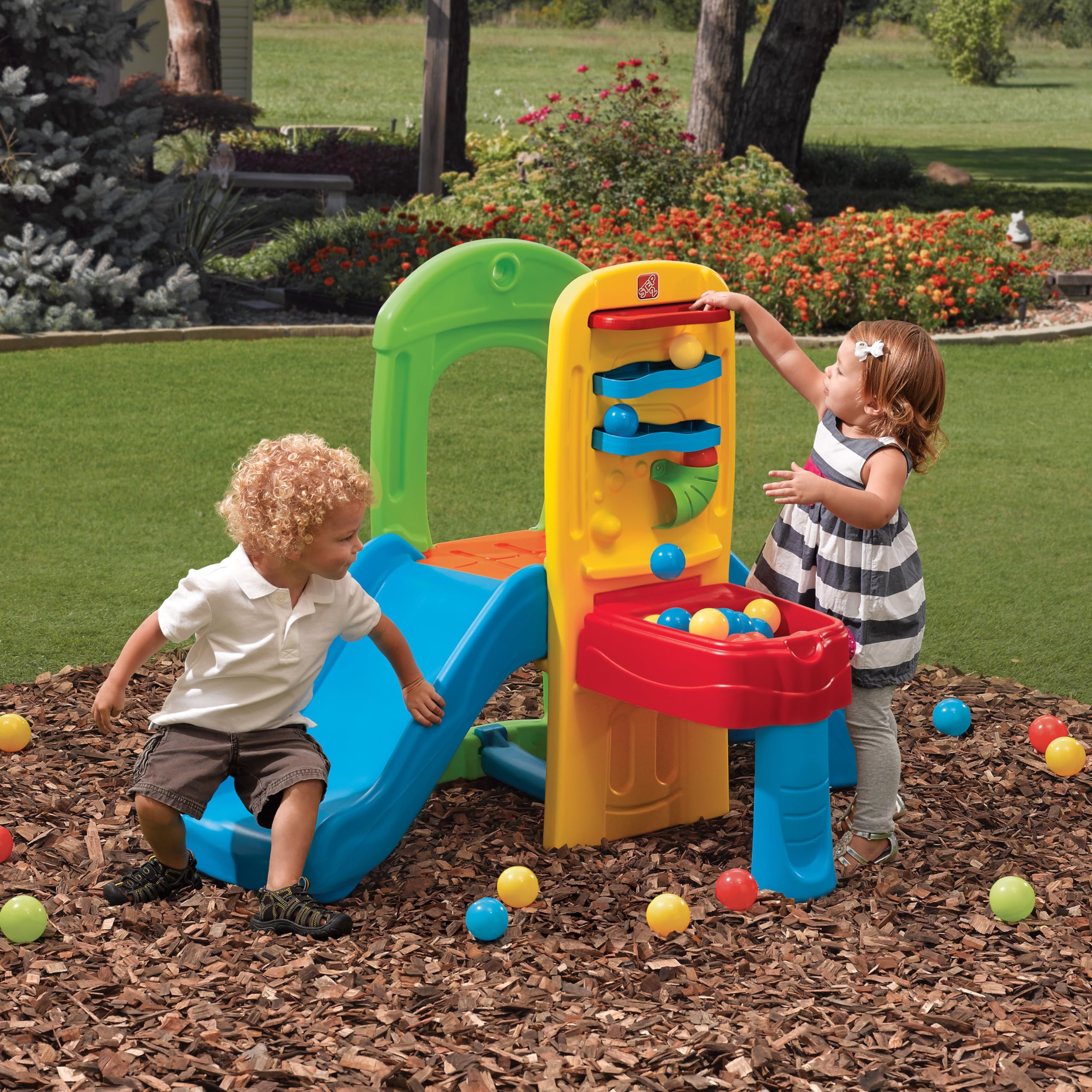 step2-play-ball-fun-climber-spielger-t-mit-rutsche-und-10-b-llen image 4