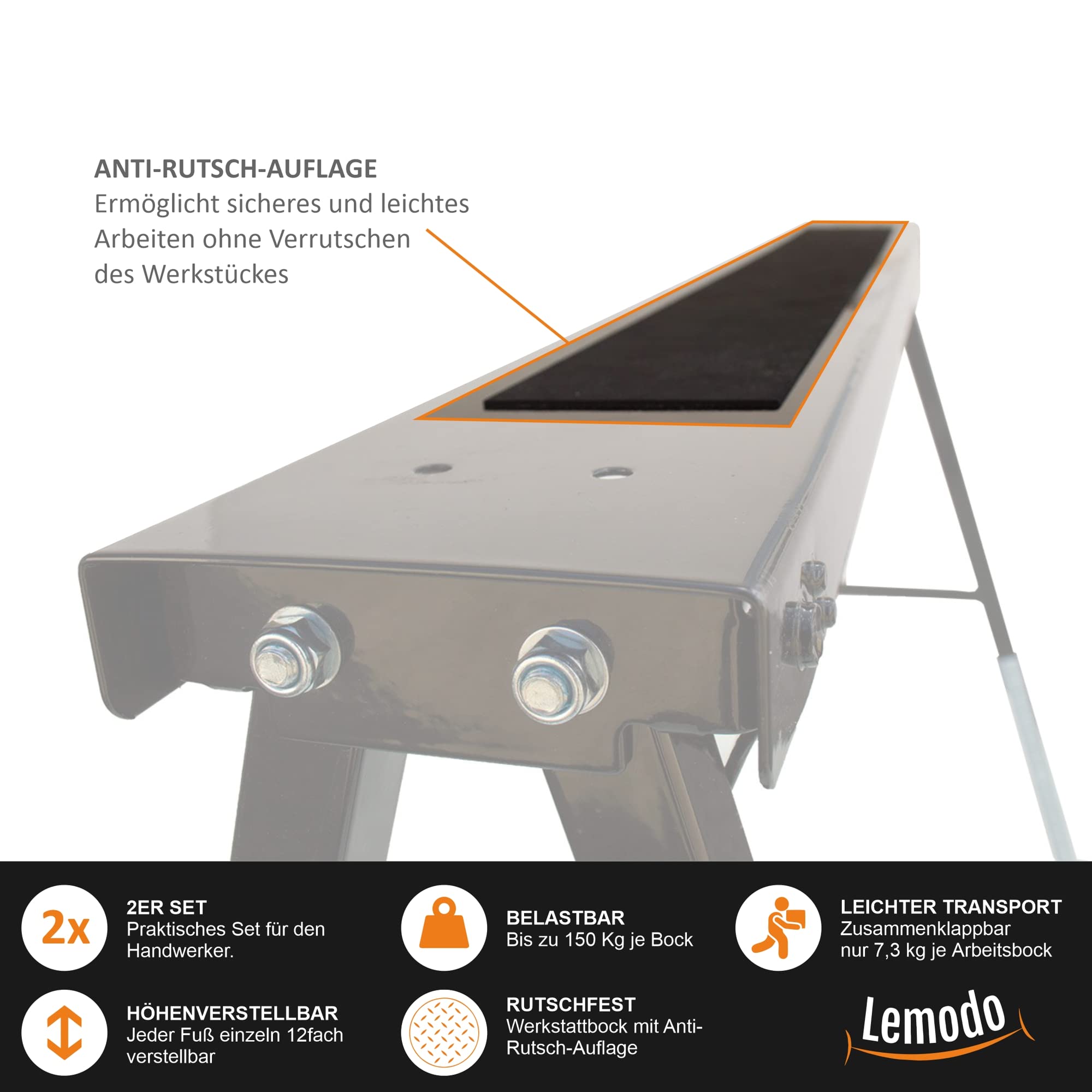 lemodo-arbeitsbock-h-henverstellbar-2er-set-stahl-150-kg-mit-anti-rutsch-auflage image 5
