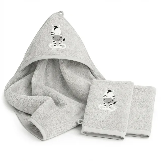 babykajo-baby-kapuzenhandtuch-3er-set-80x80cm-2-waschlappen image 1