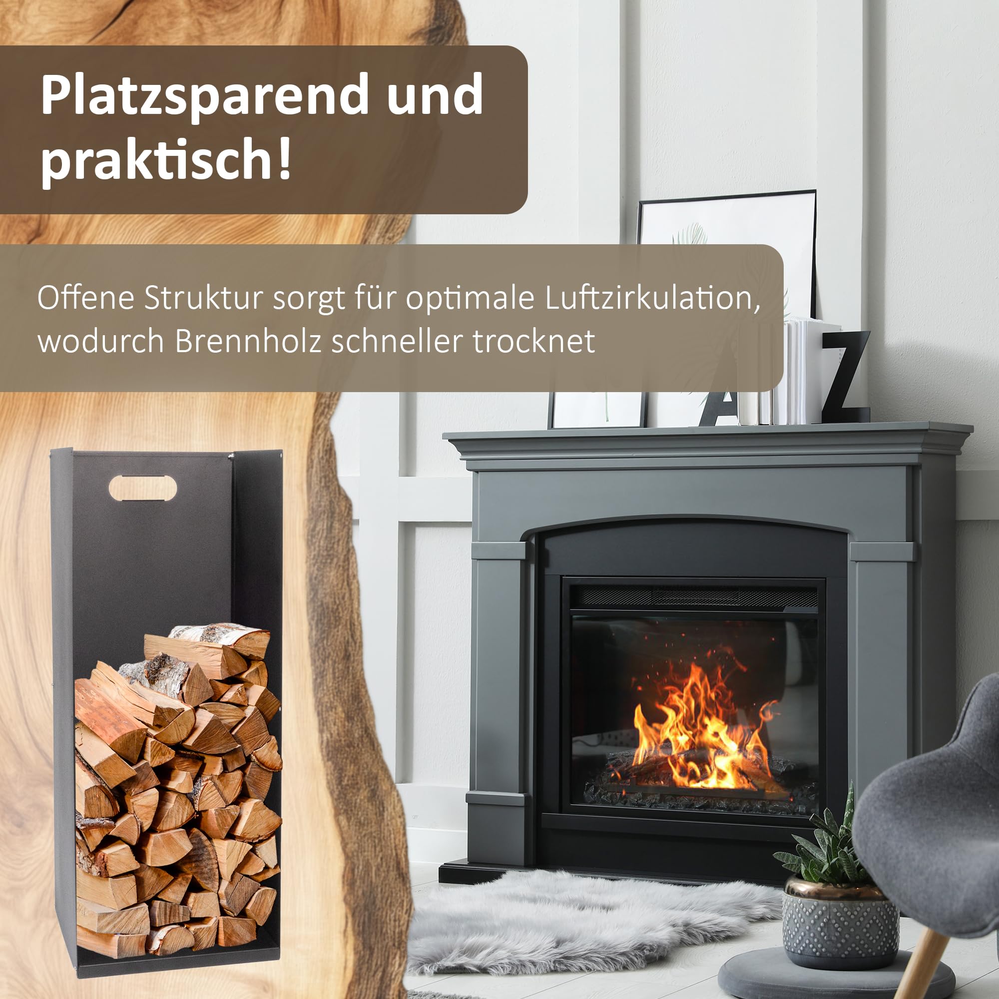 lemodo-kaminholzregal-metall-75-cm-schwarz image 7