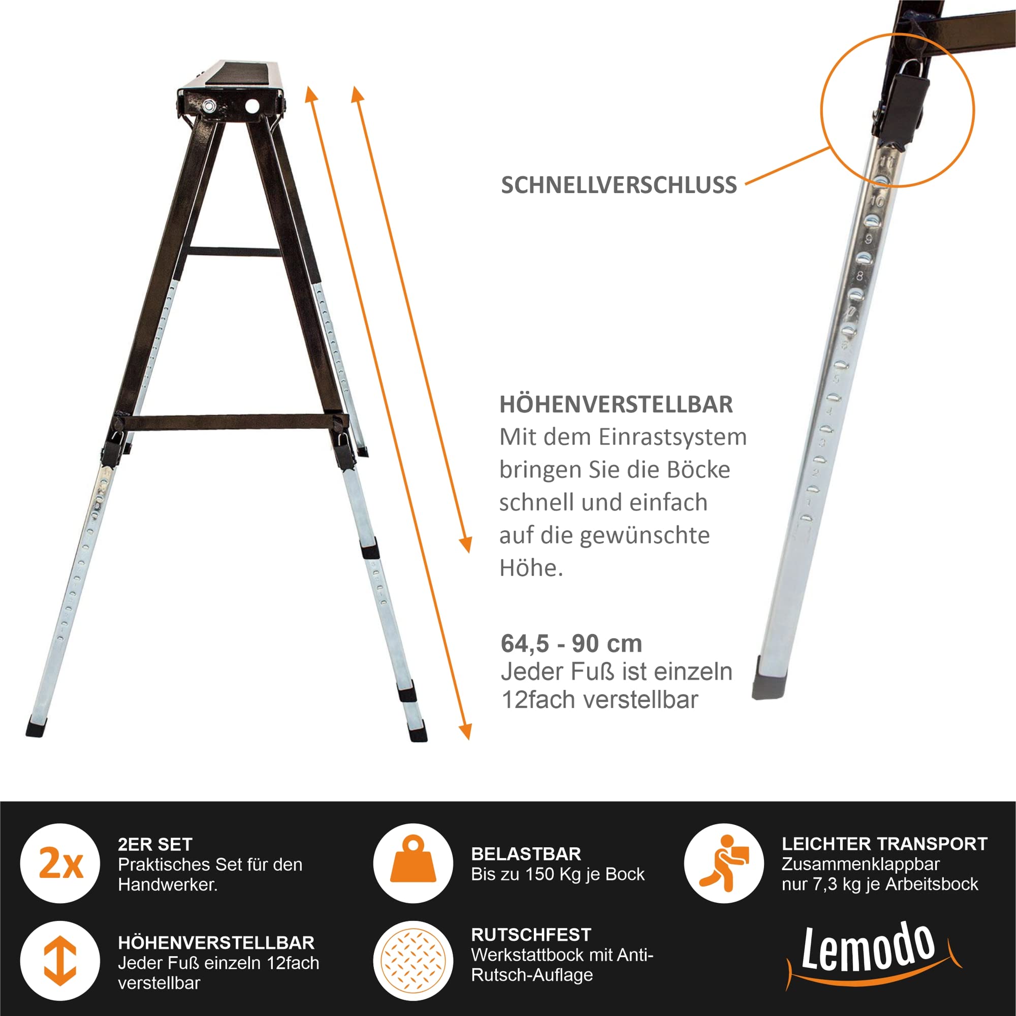 lemodo-arbeitsbock-h-henverstellbar-2er-set-stahl-150-kg-mit-anti-rutsch-auflage image 3