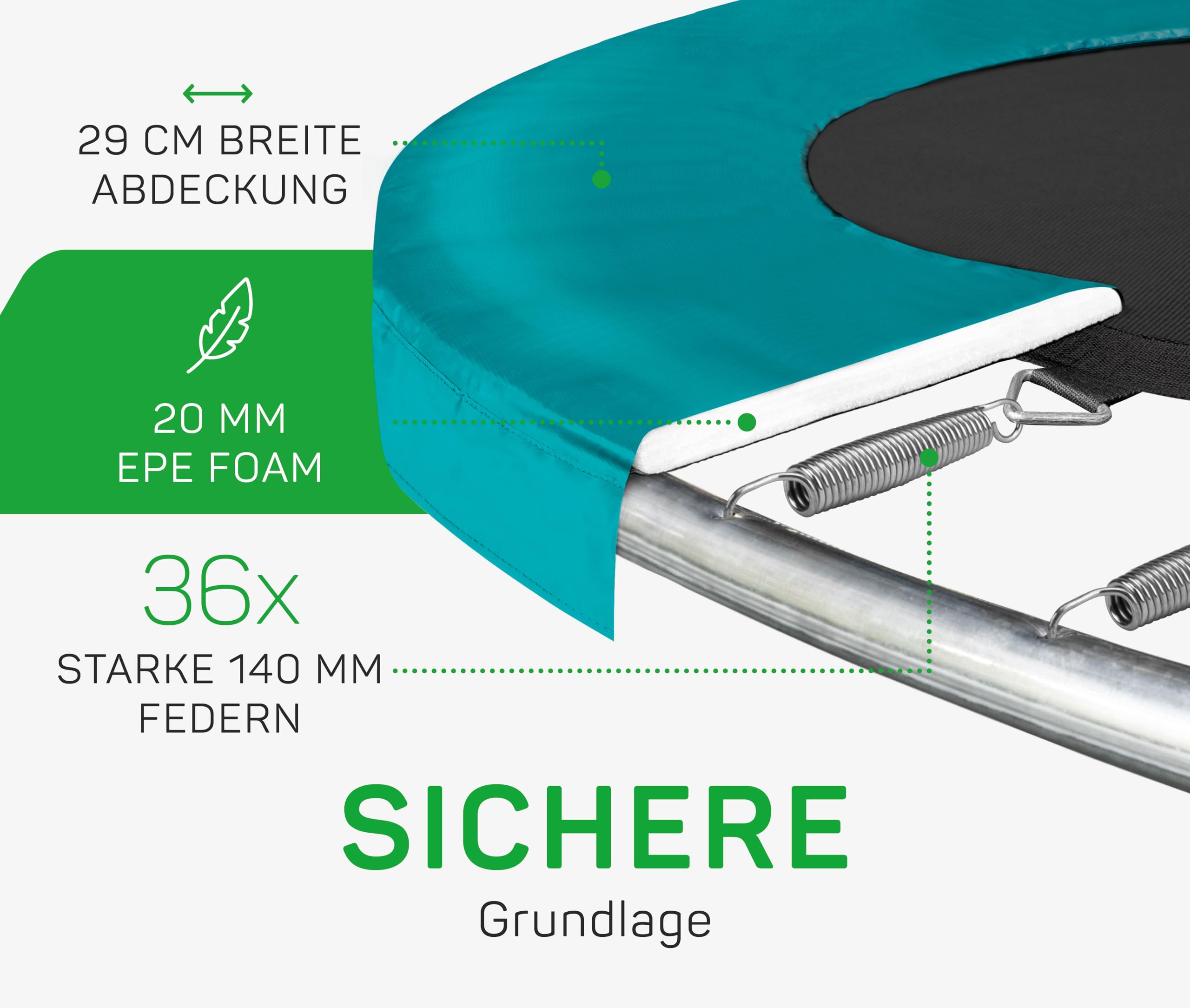 salta-comfort-edition-trampolin-mit-sicherheitsnetz-183cm-gr-n image 3