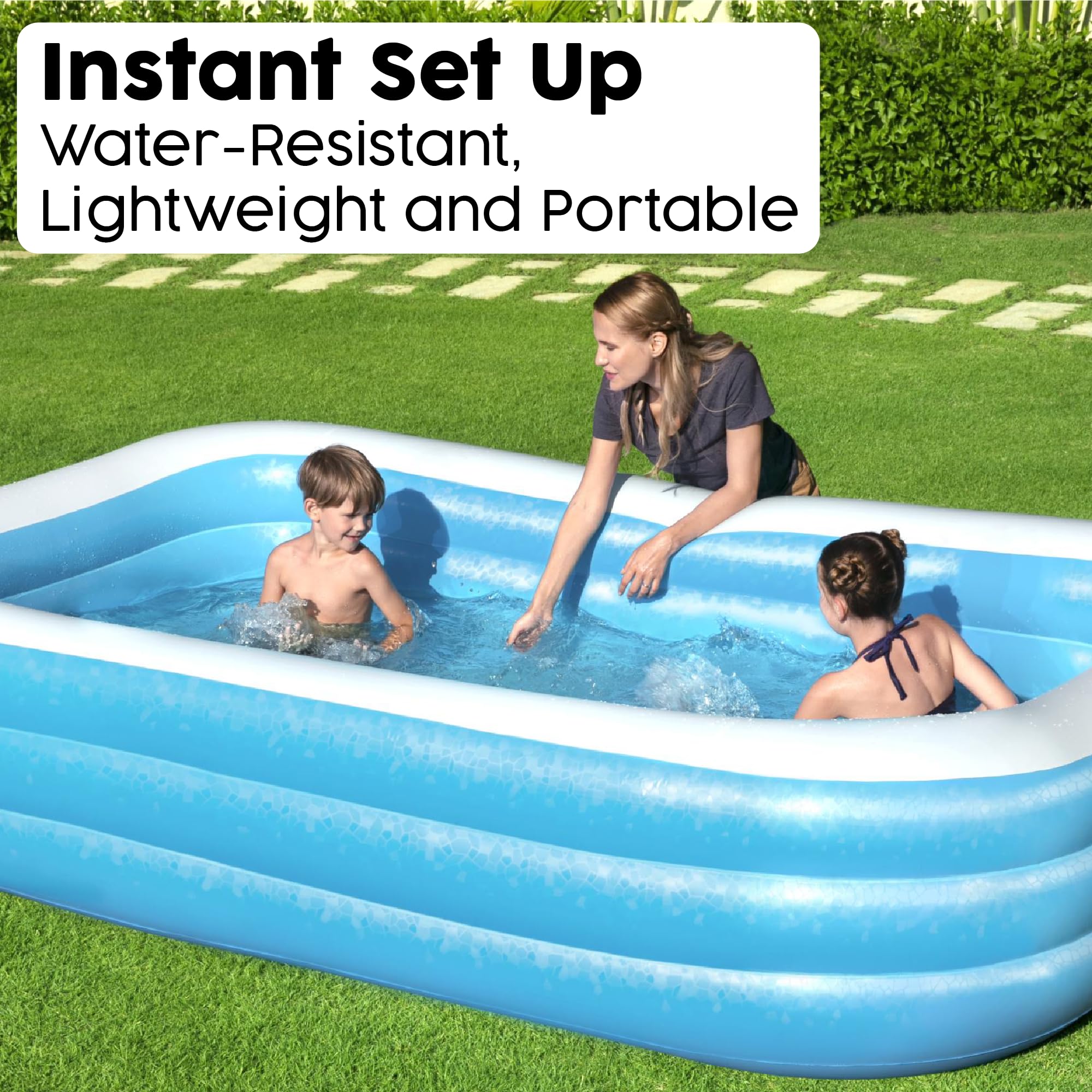 bestway-family-pool-deluxe-planschbecken-305x183x56-cm-1161-l-bunt image 3