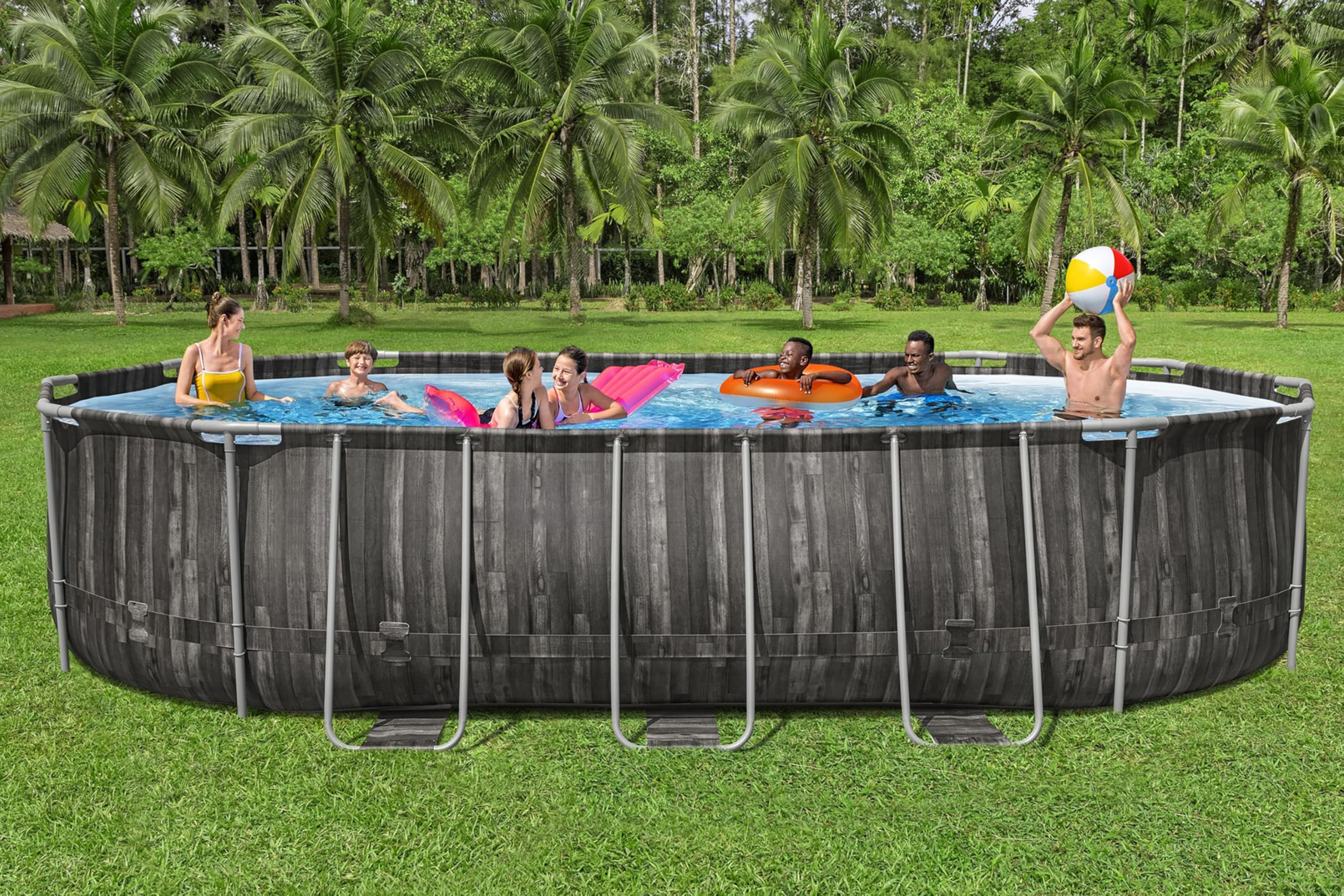 bestway-power-steel-frame-pool-oval-komplett-set-610-x-366-x-122-cm-mit-pumpe image 3