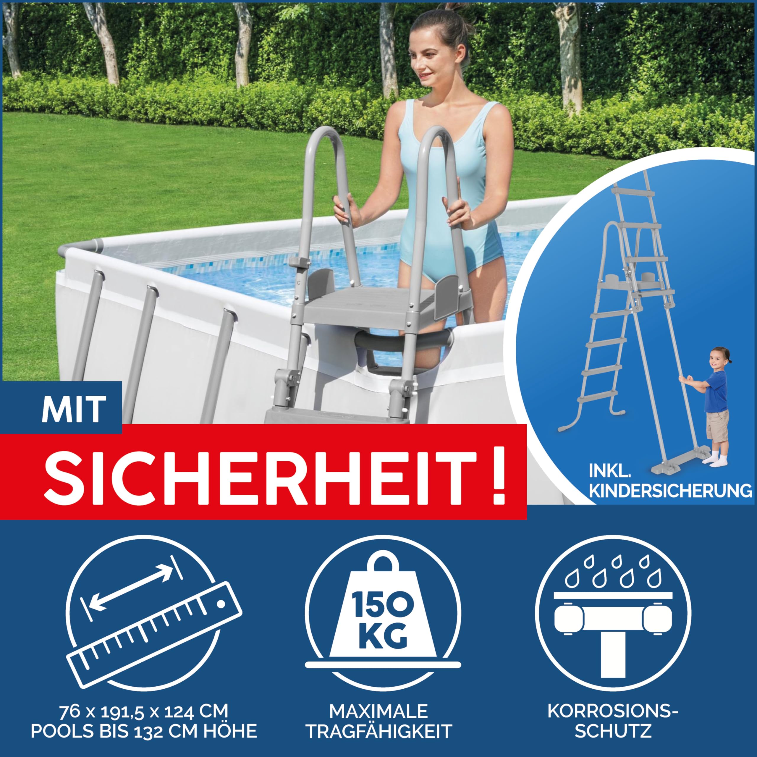 lemodo-bestway-power-steel-frame-pool-set-eckig-640x274x132cm-mit-sandfilteranla image 8