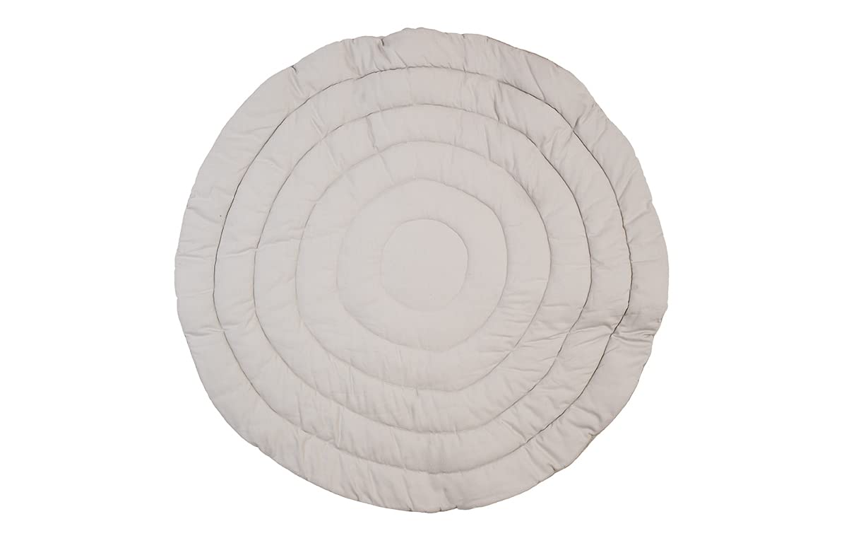 kindsgut-krabbeldecke-baby-rund-120-cm-baumwolle-punkte-grau image 5