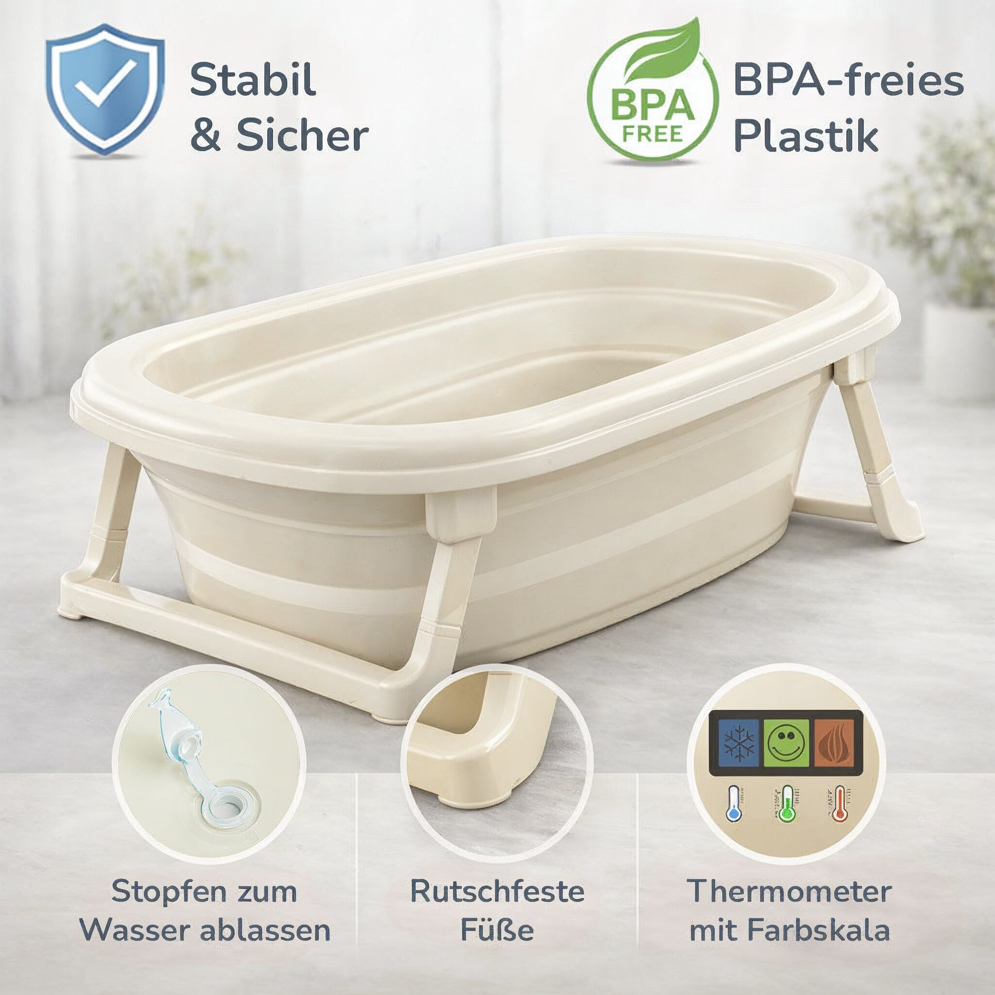 babykajo-faltbare-babybadewanne-mit-thermometer-und-abfluss image 2