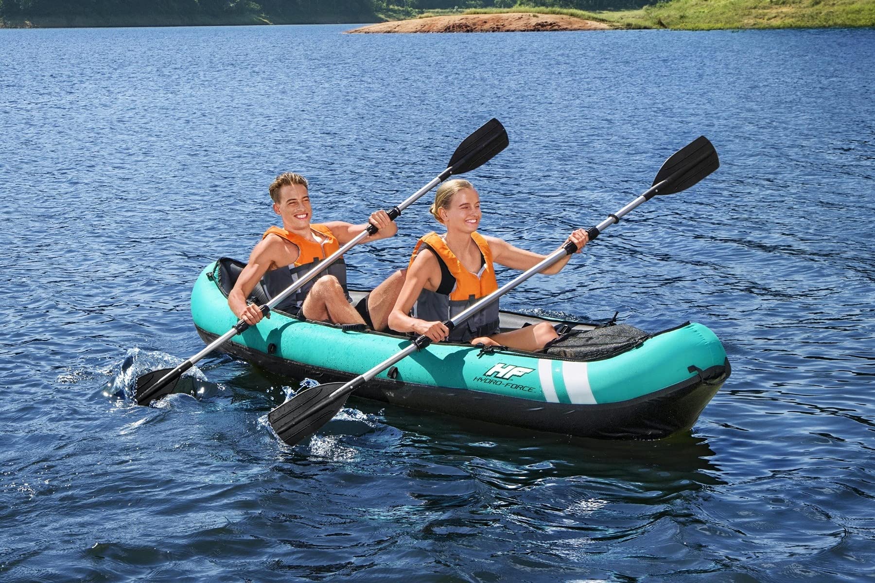 bestway-hydroforce-ventura-kajak-2-personen-set-330x86-cm-mit-paddel-und-pumpe image 3