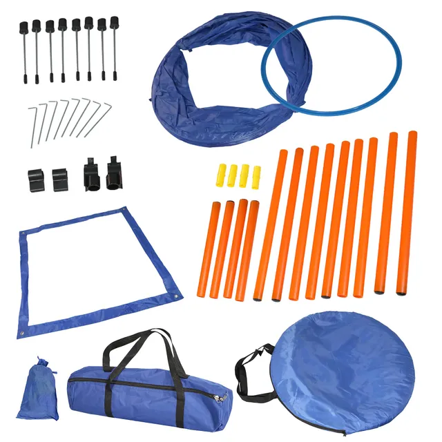 lemodo-agility-set-hundetraining-h-rde-tunnel-sprungring image 1