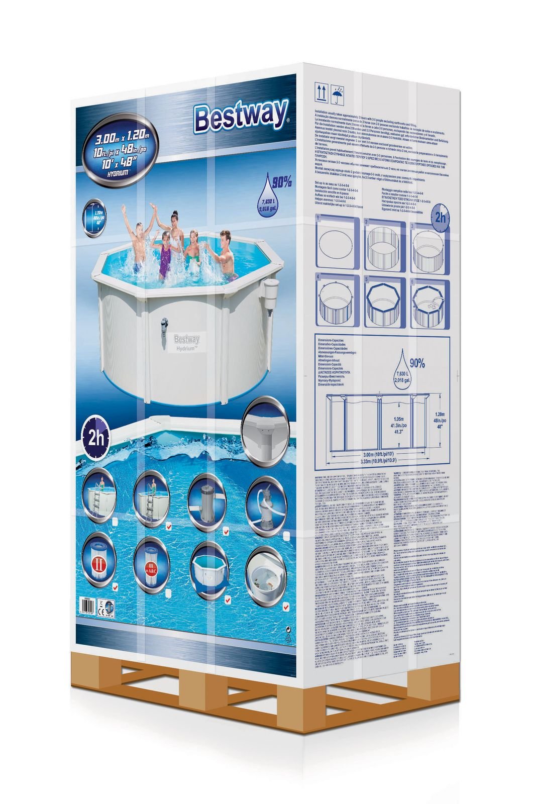 lemodo-bestway-hydrium-stahlrahmenpool-set-300-x-120-cm-7630-l image 3
