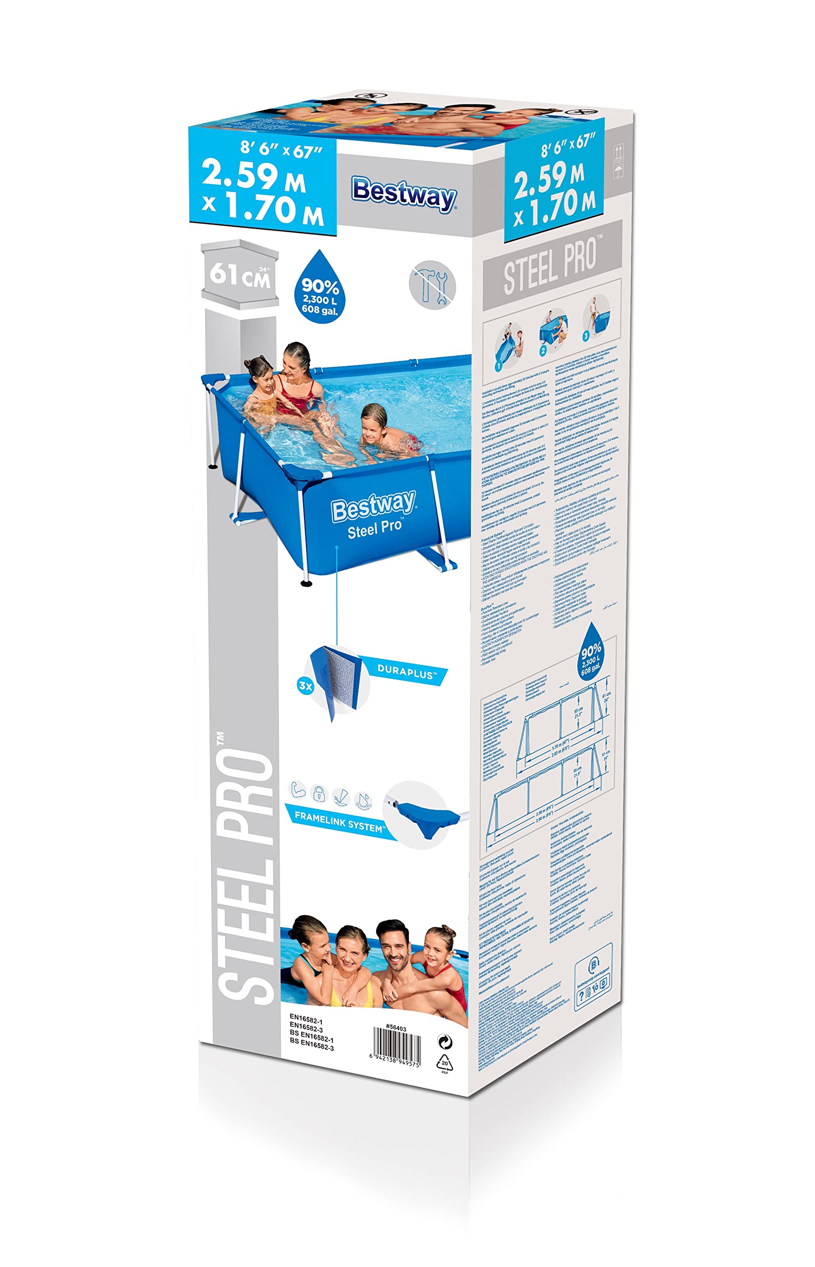 bestway-steel-pro-aufstellpool-ohne-pumpe-259x170x61-cm-blau-eckig image 3