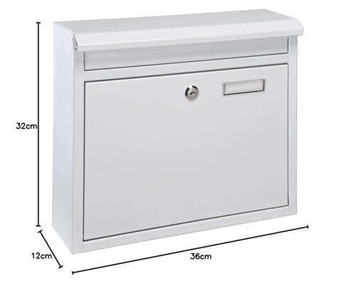 lemodo-haushalt-international-briefkasten-metall-wei-din-a4 image 6